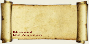 Anđela Vukosavljević vizit kartica